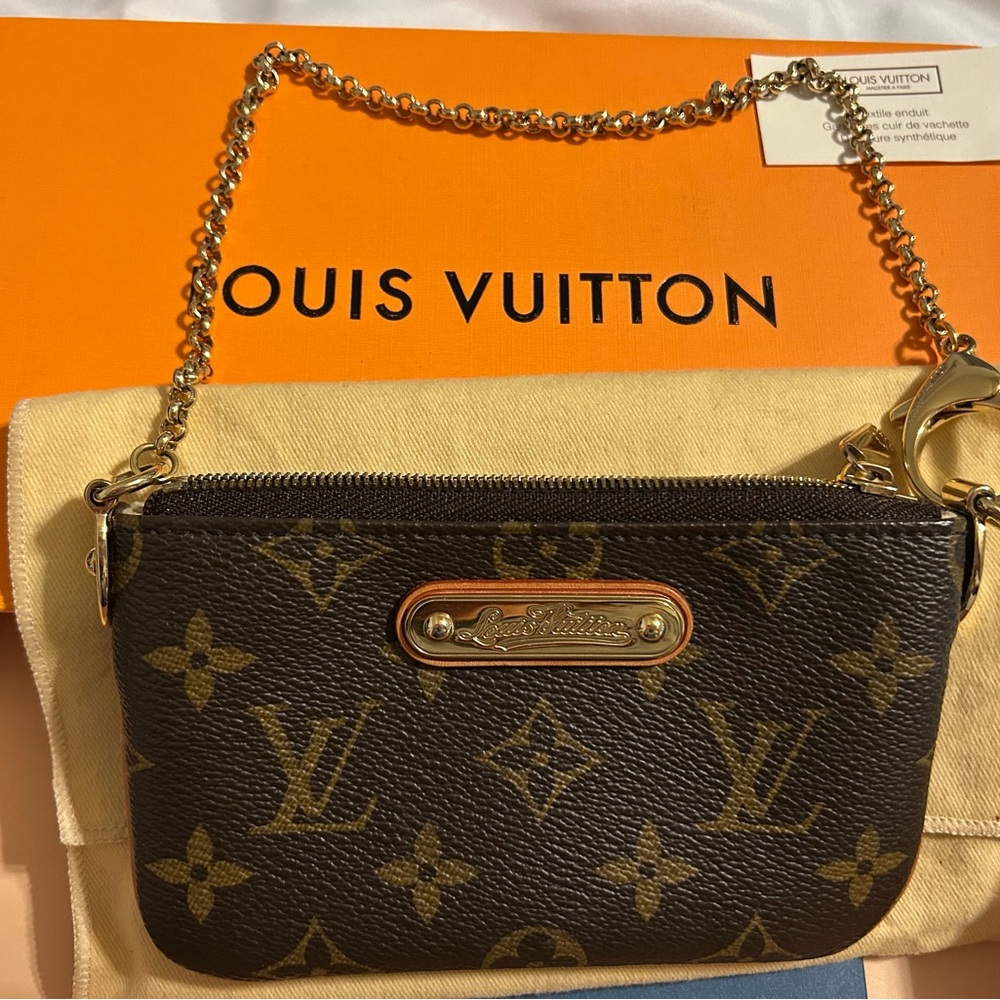 Louis Vuitton Monogram Pochette Mila PM M60095 Mini Handbag